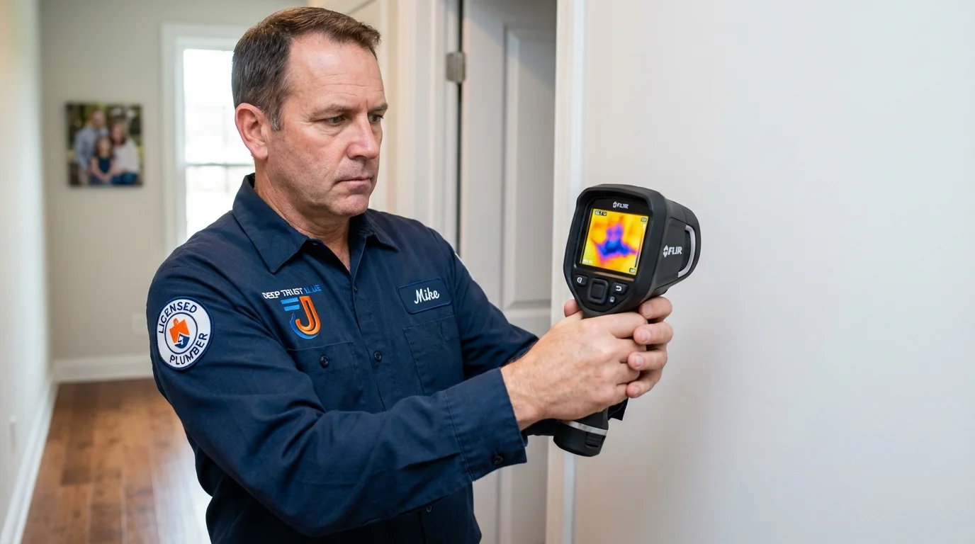Thermal imaging leak detection by Johns Plumbing LLC in Esparto